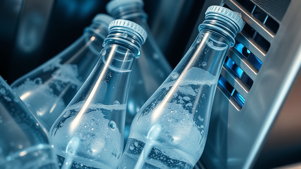 chillers versus frozen bottles