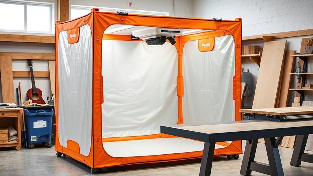 choosing a portable spray booth