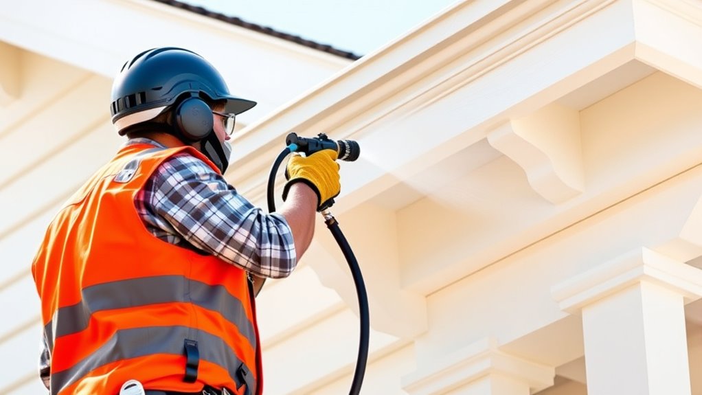 choosing efficient roof eaves sprayer