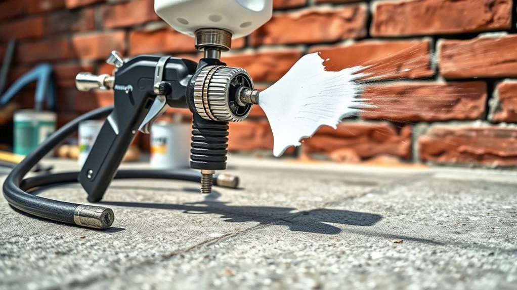 choosing masonry spray equipment