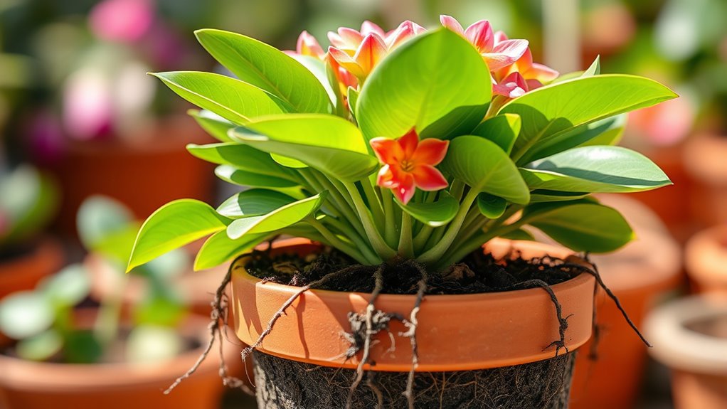 controlled rootbound flowering technique