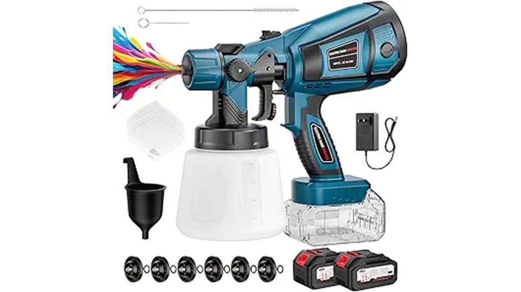 cordless 650w paint sprayer