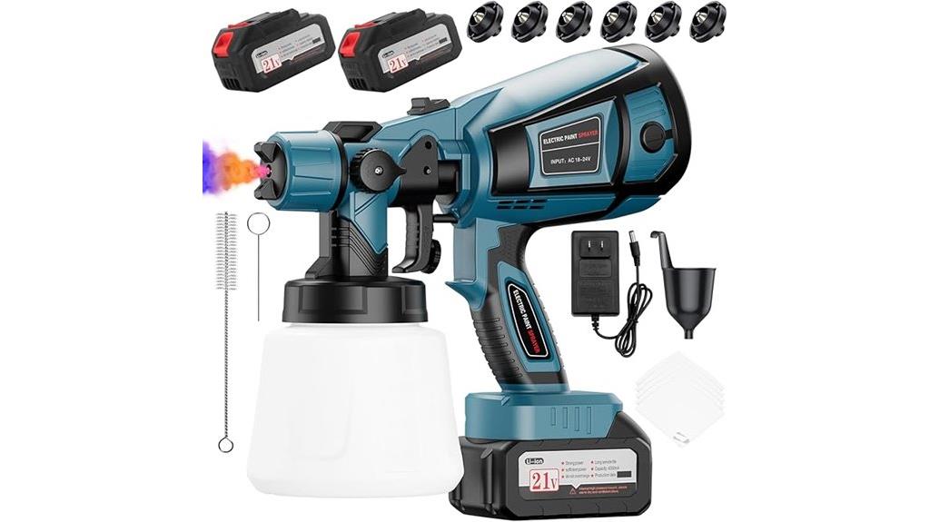 cordless 650w paint sprayer