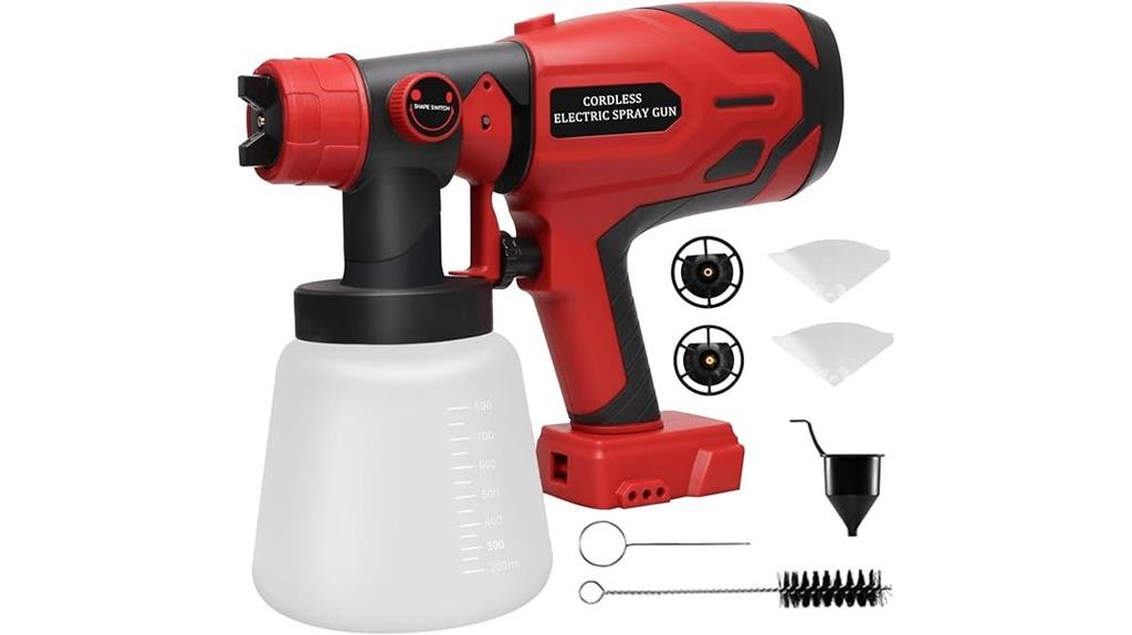 cordless milwaukee paint sprayer