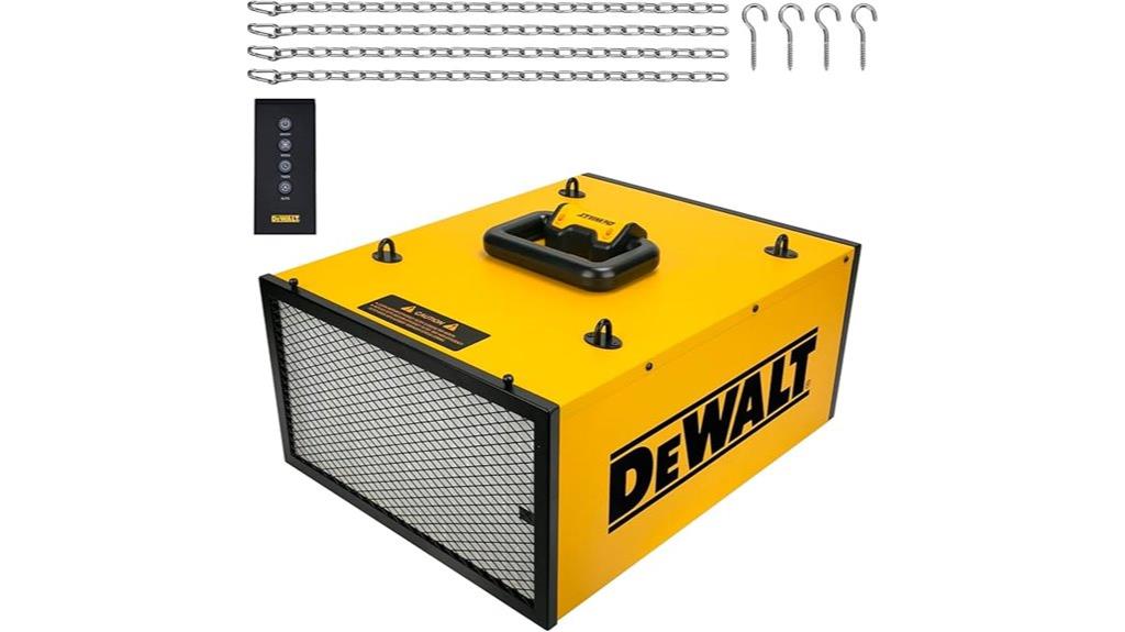 dewalt remote air filter