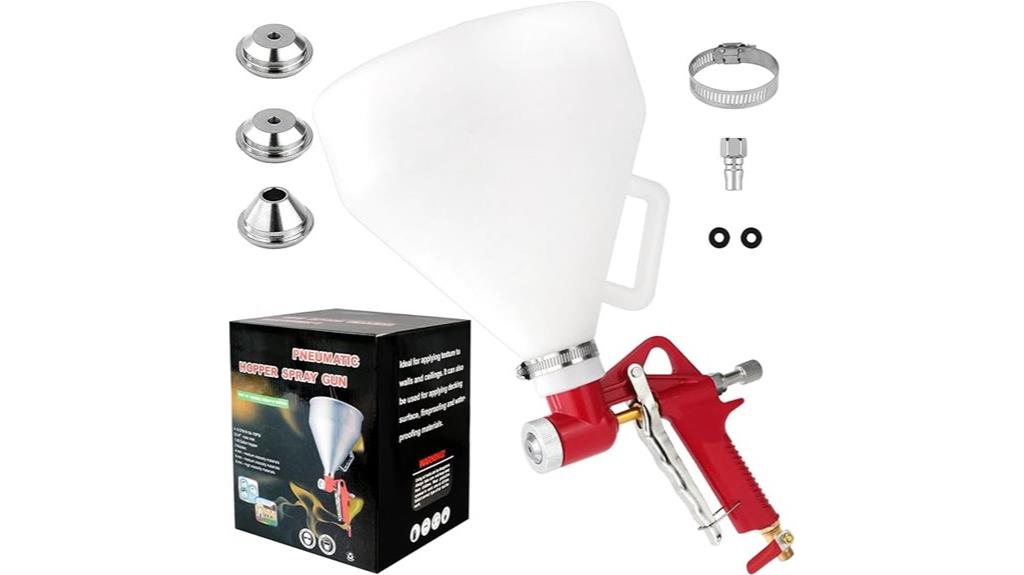 drywall sprayer with hopper