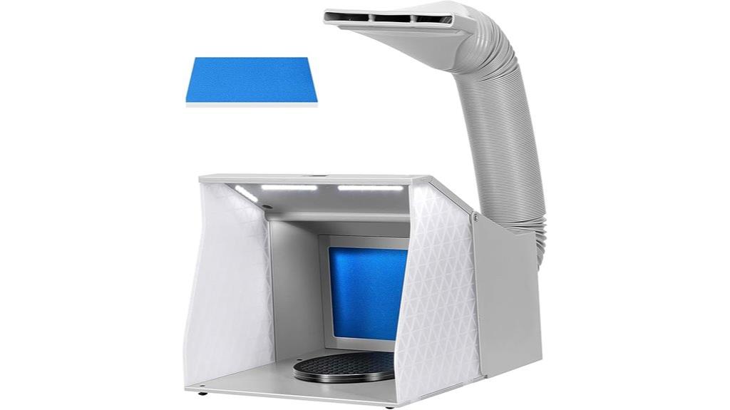 dual fan spray booth