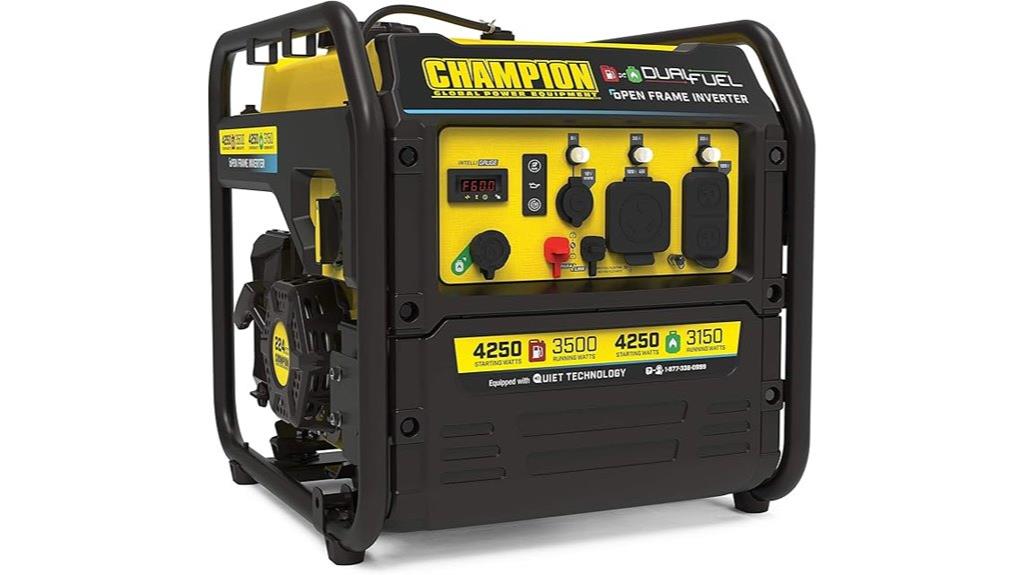 dual fuel portable generator