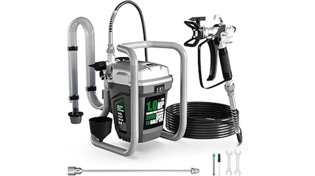 electric airless spray gun