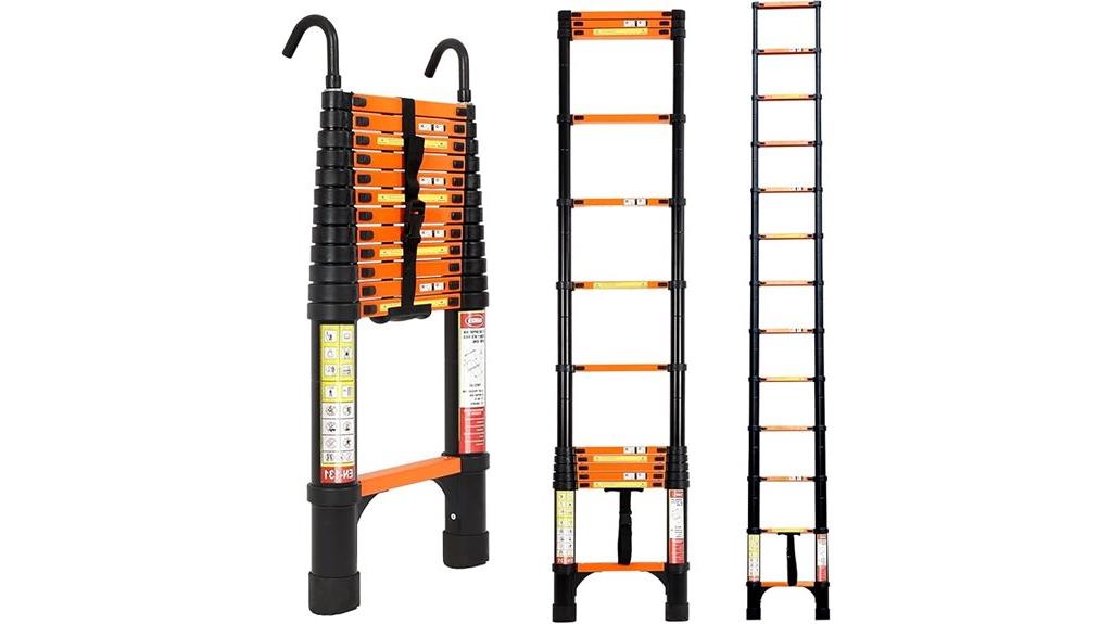 extendable aluminum ladder