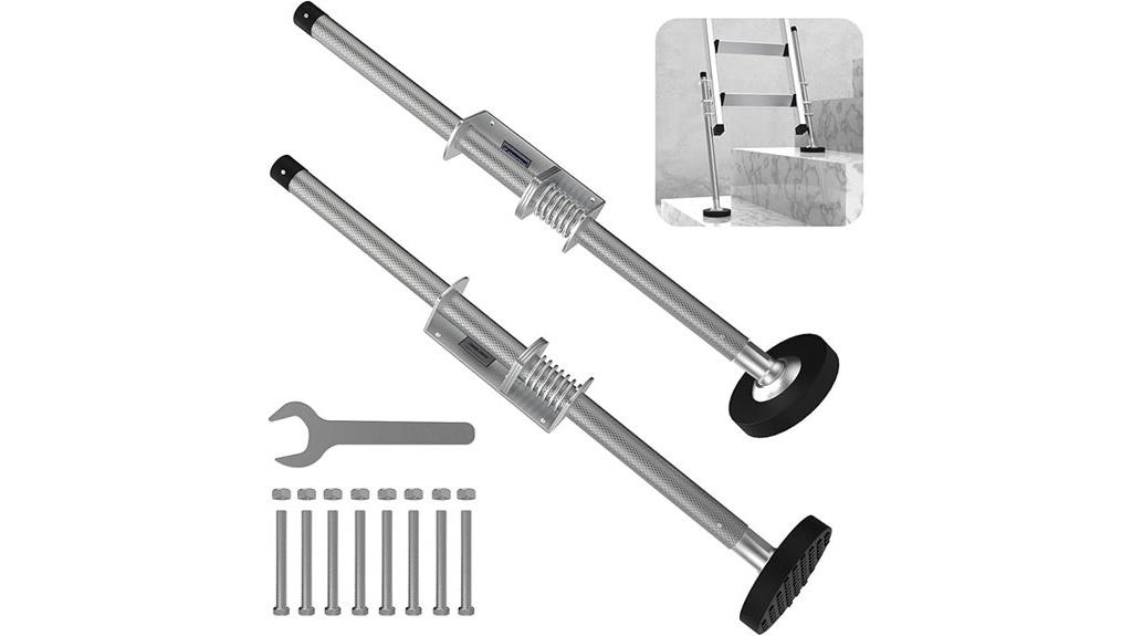extension ladder levelers included