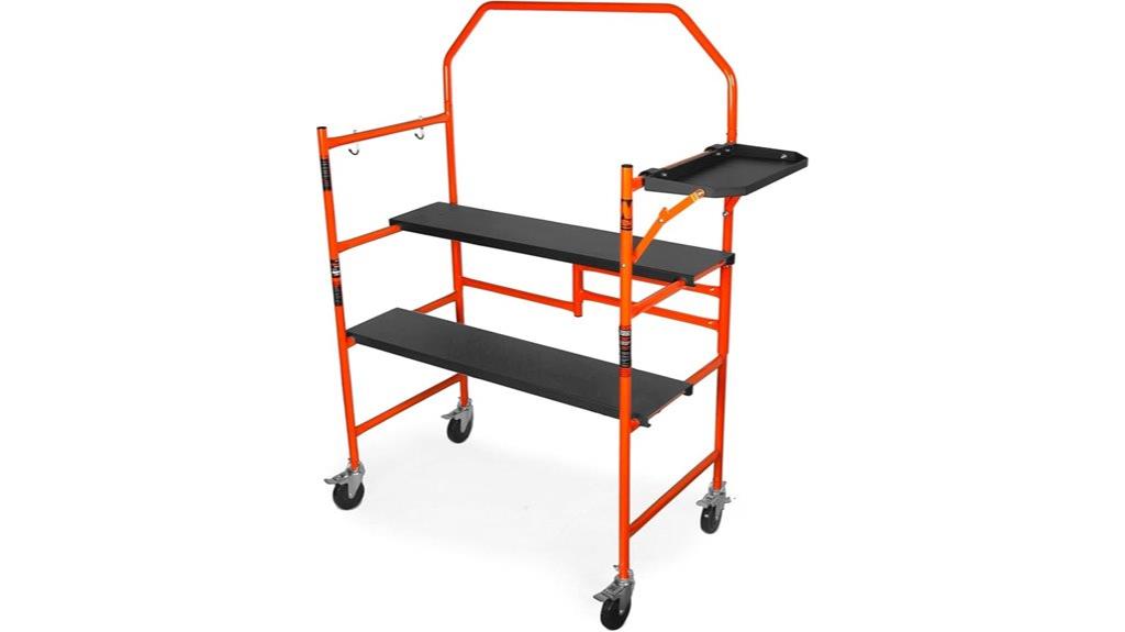 four foot rolling scaffold