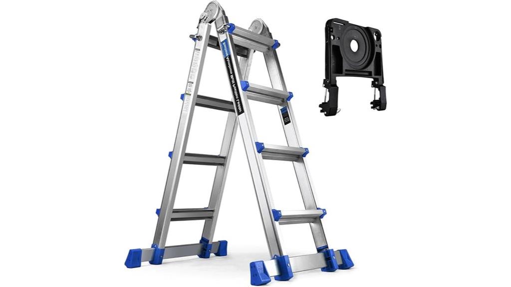 four step 17 foot ladder