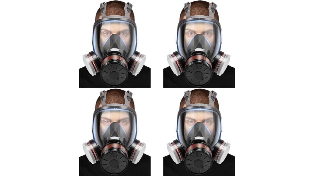 full face mask with filters
