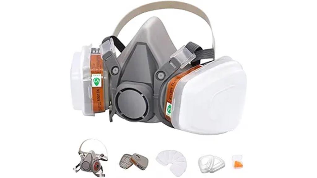 half face reusable mask