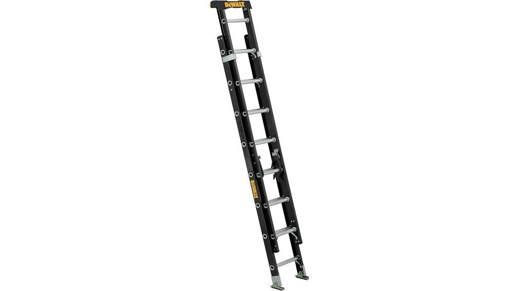 heavy duty fiberglass extension ladder