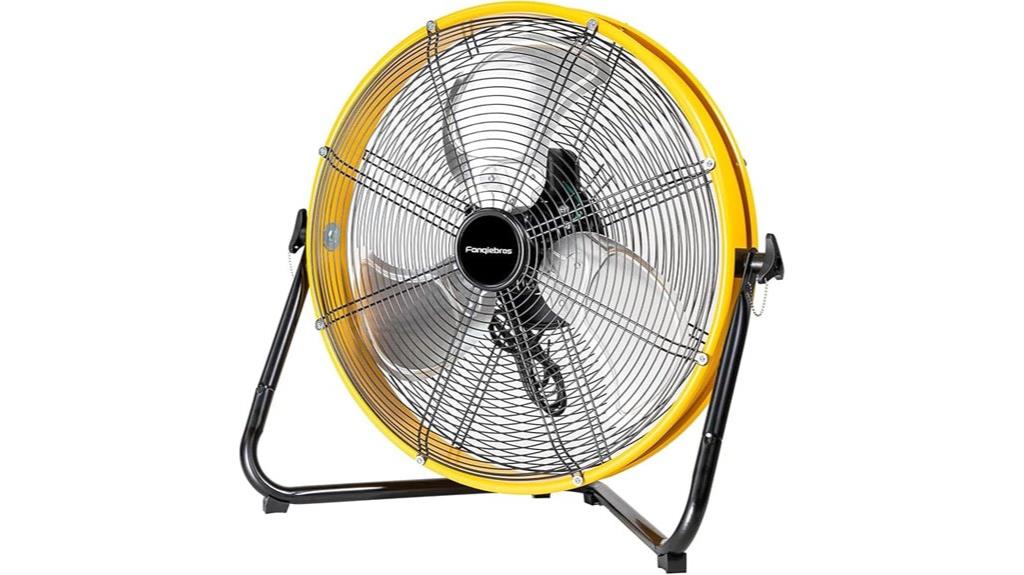 high velocity metal fan