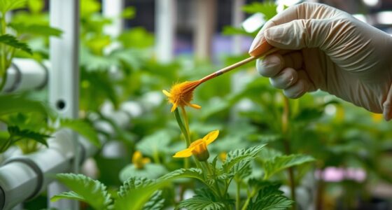 indoor hydroponic pollination techniques