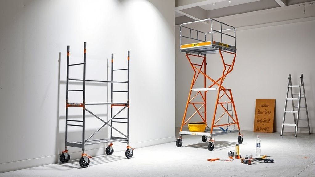 indoor painting scaffold considerations