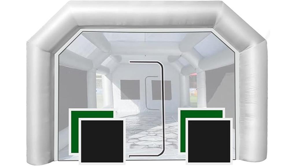 inflatable booth filter set
