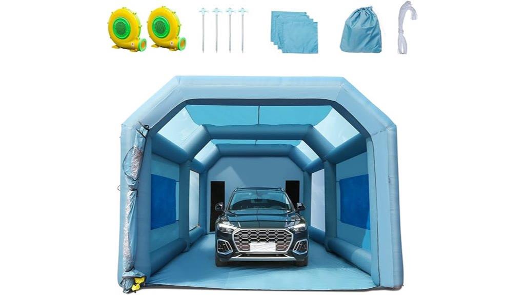 inflatable paint booth blowers