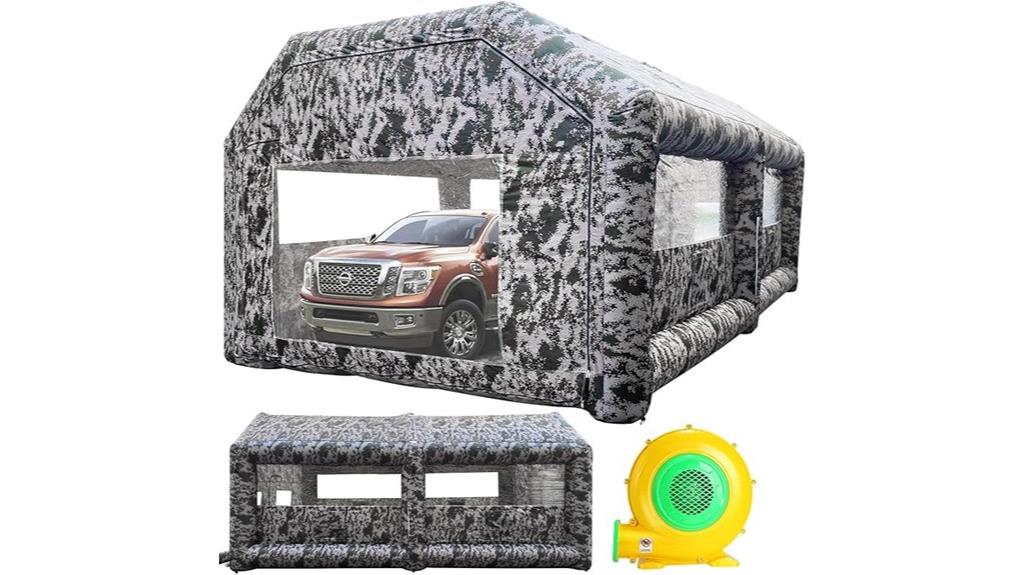 inflatable paint booth tent