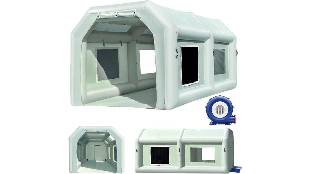 inflatable paint booth tent