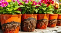 intentional root confinement boosts bloom