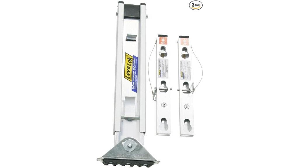 ladder leveler with attachments