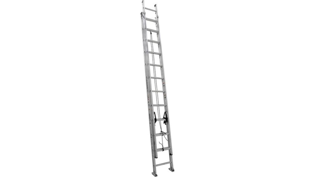 louisville 24 foot aluminum ladder