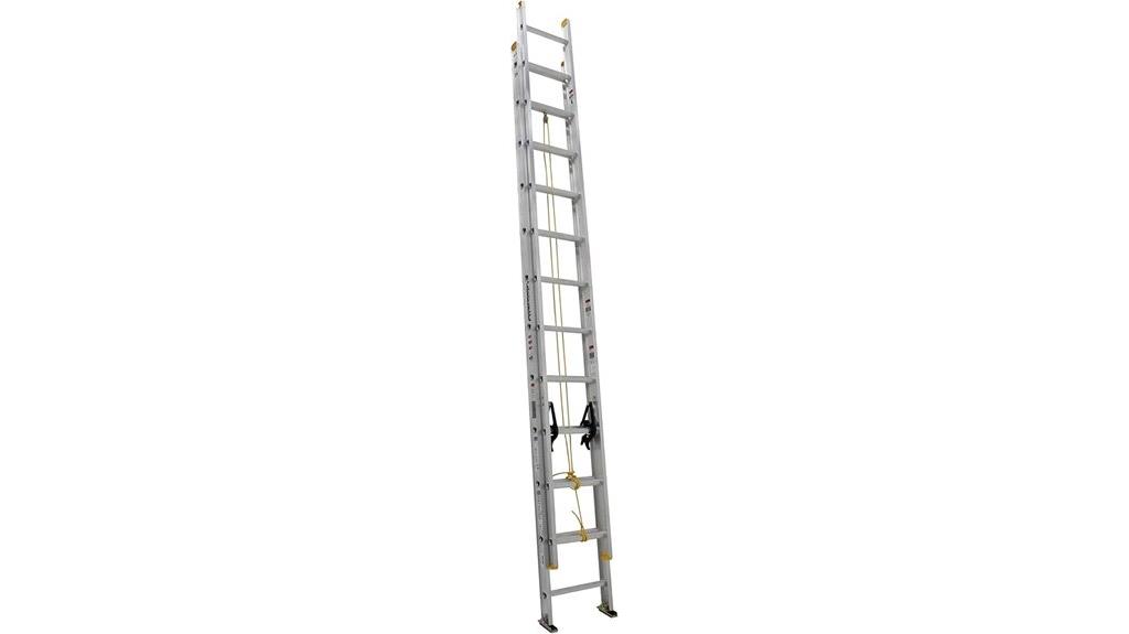 louisville 24 foot aluminum ladder