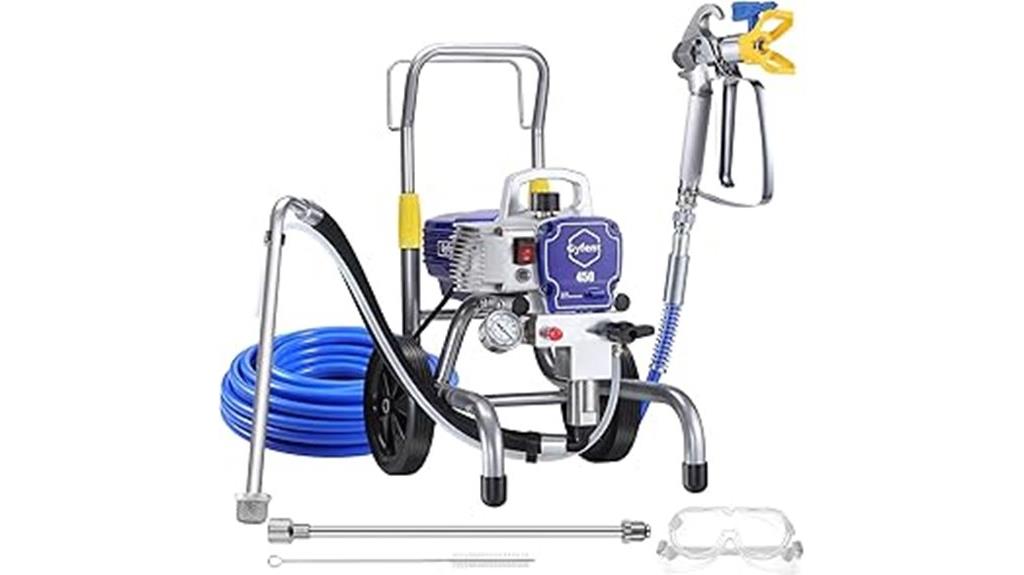 low overspray airless sprayer