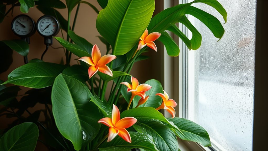maintain tropical humidity indoors