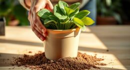 mess free plant repotting tips