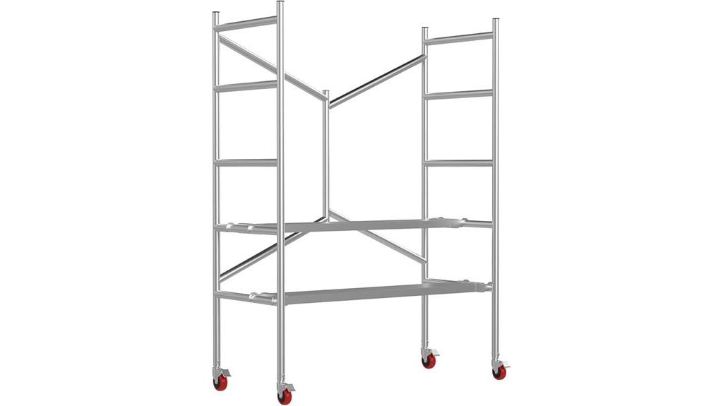 mobile scaffolding work platform