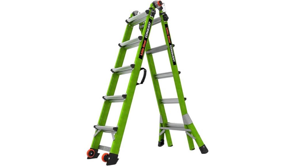 multi position fiberglass ladder