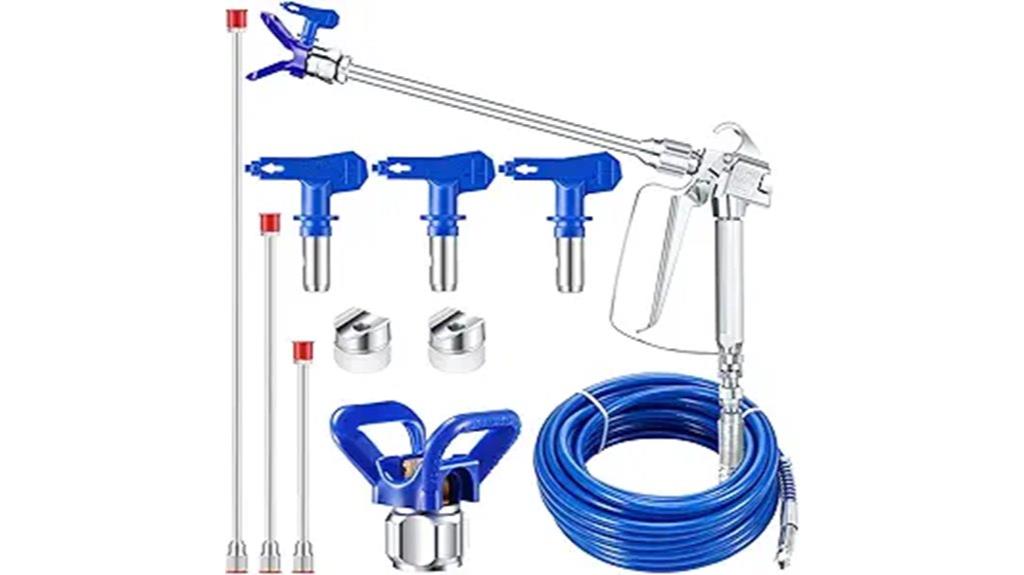 nine piece airless hose kit