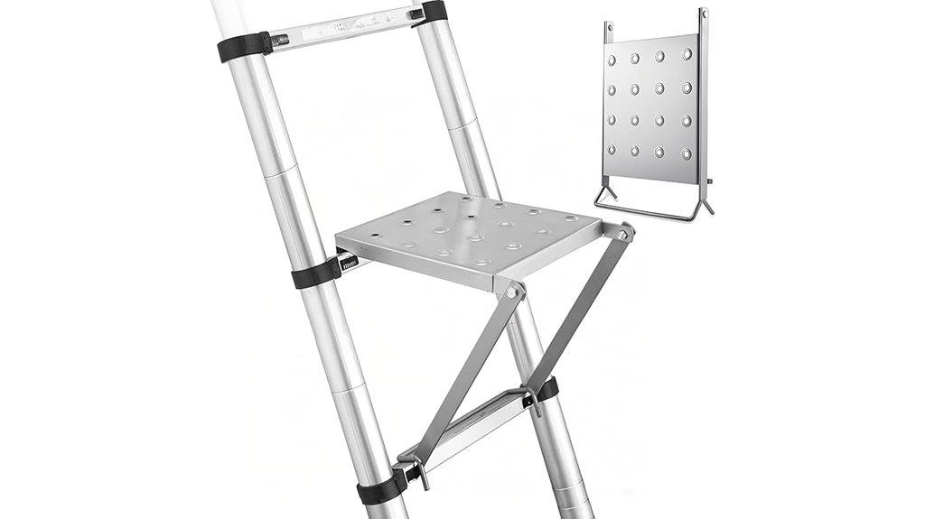 non slip ladder platform stability