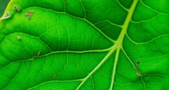 old leaves show deficiencies