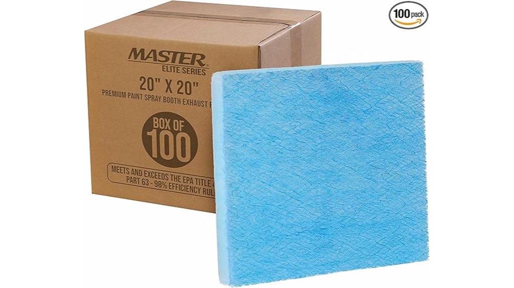 paint booth filter pads