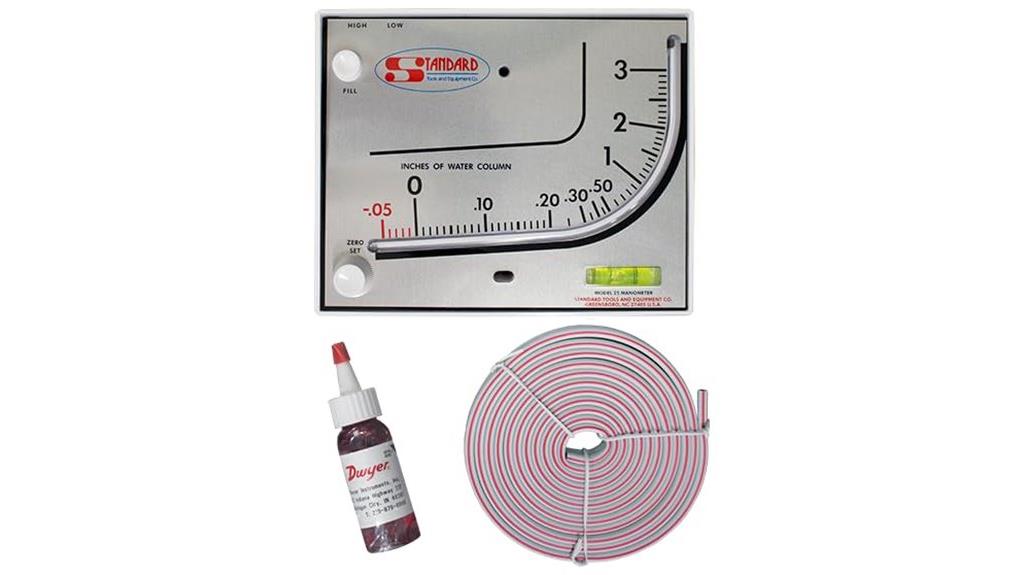 paint booth pressure gauge