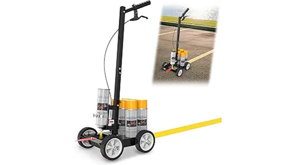 parking lot striping machine