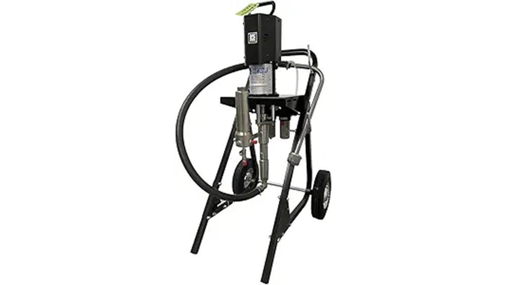 pneumatic sprayer with tips