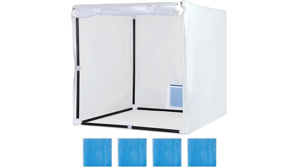 portable 30x30x30 spray booth