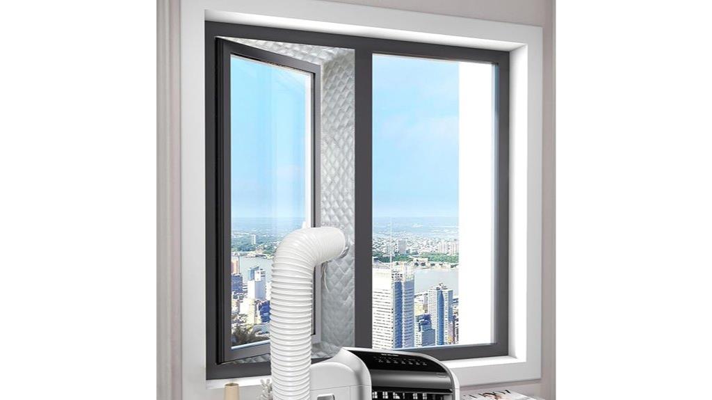 portable ac window seal