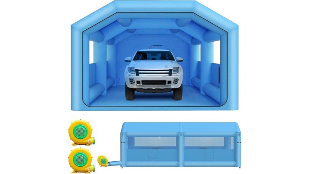 portable car painting enclosure