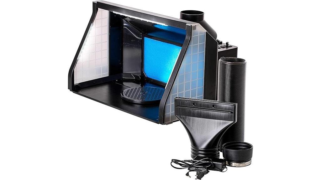 portable led spray booth