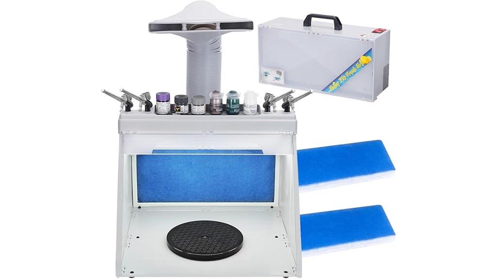 portable paint booth features