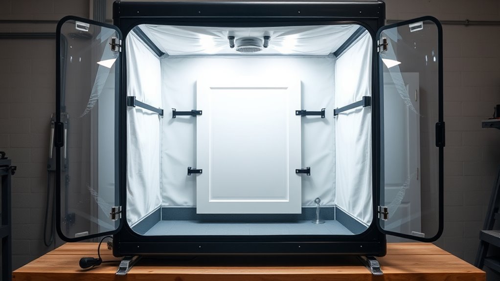 portable spray booth options