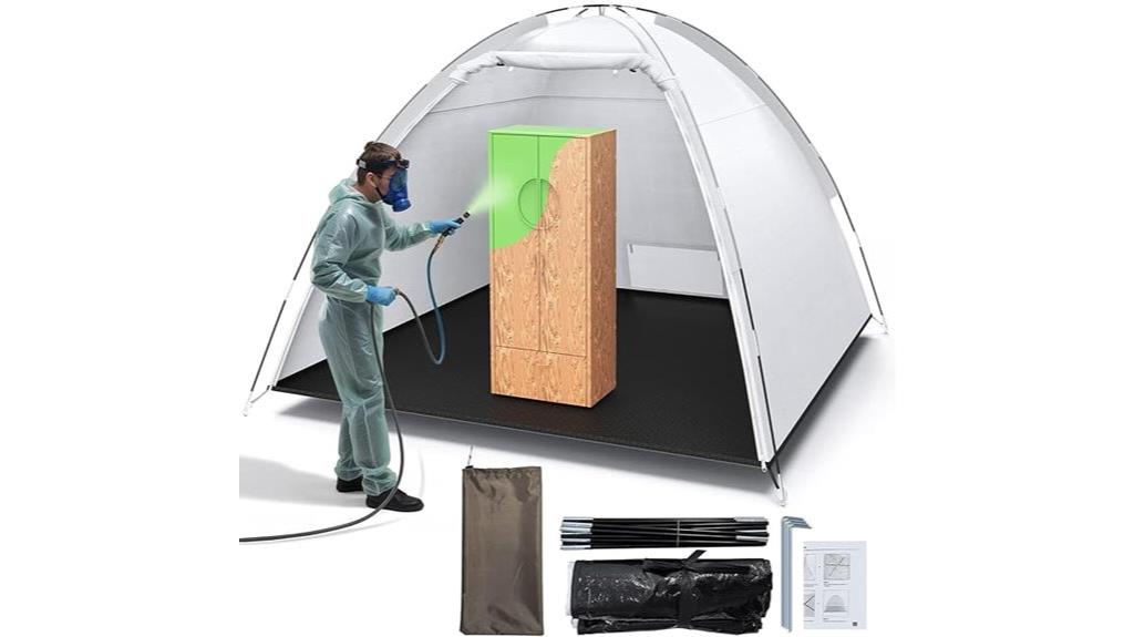 portable spray paint shelter